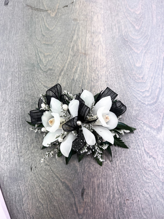 High Style Orchid Boutonniere/Wristlet