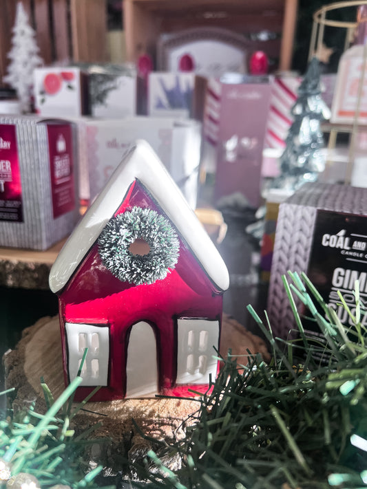 Holiday Light Up Ceramic House