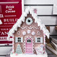 Pink Sparkle Gingerbread House