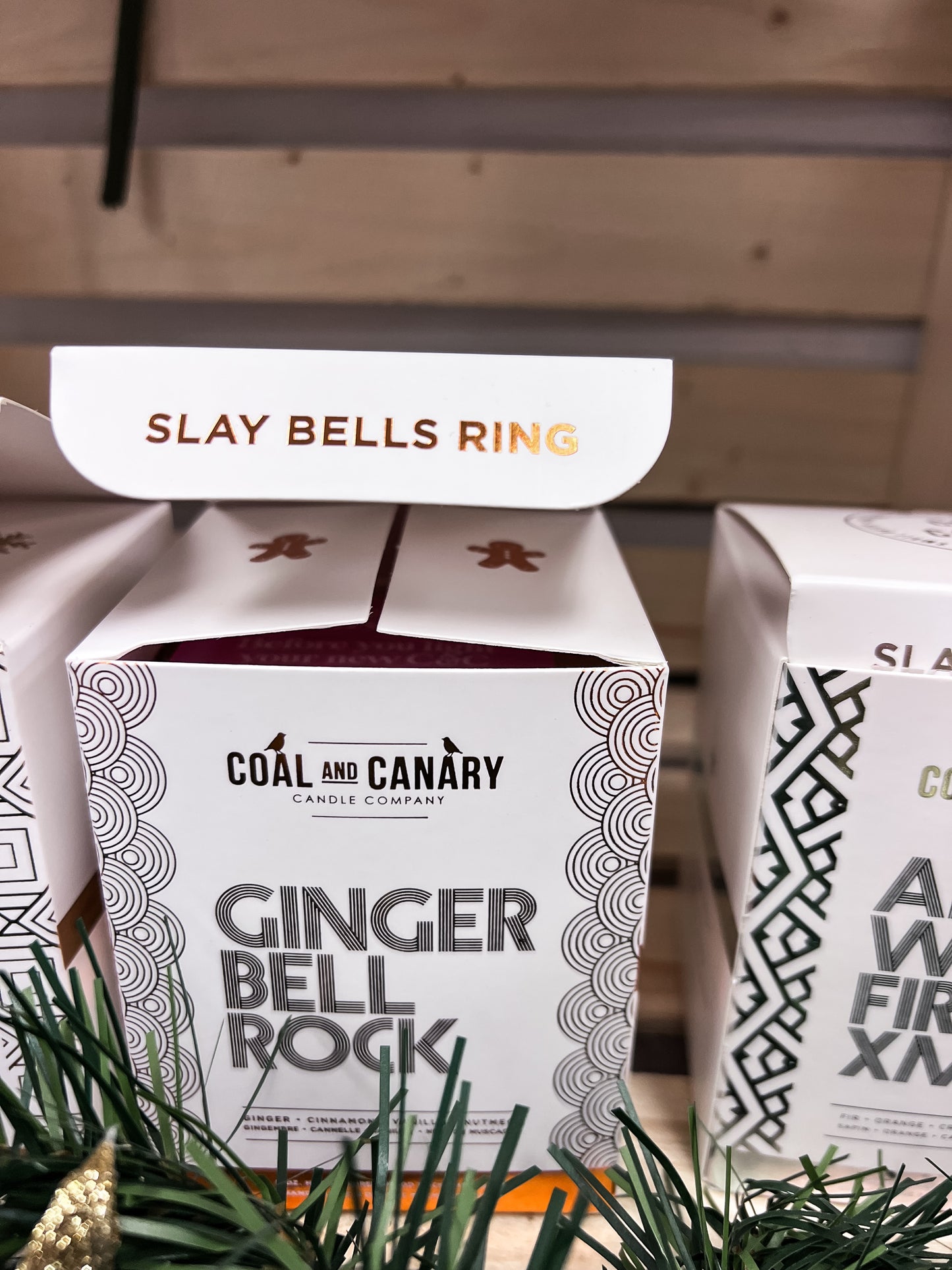 Ginger Bell Rock Candle