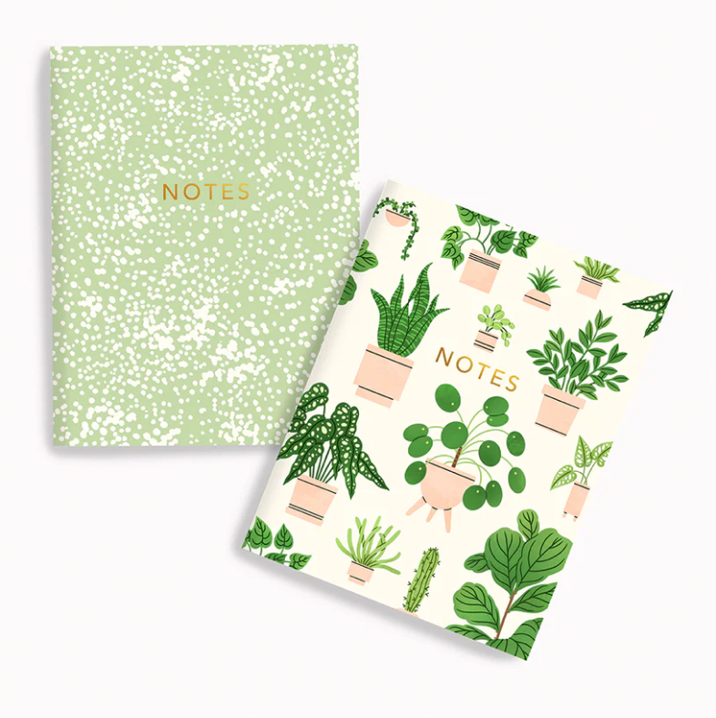 Sage Safari + Houseplants | Pocket Notebook Set
