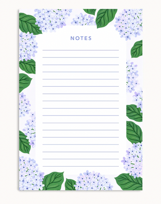 Hydrangea Notes | Notepad