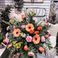 Orange Rose Funeral Arrangement