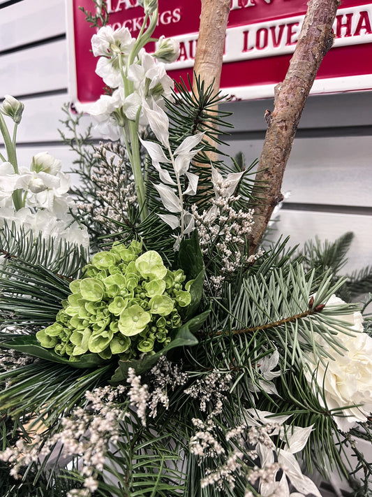 Rustic Winter Arrangement