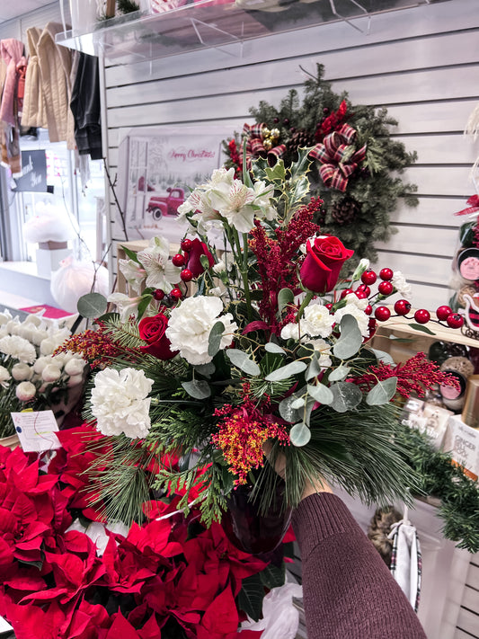 Holly Vase