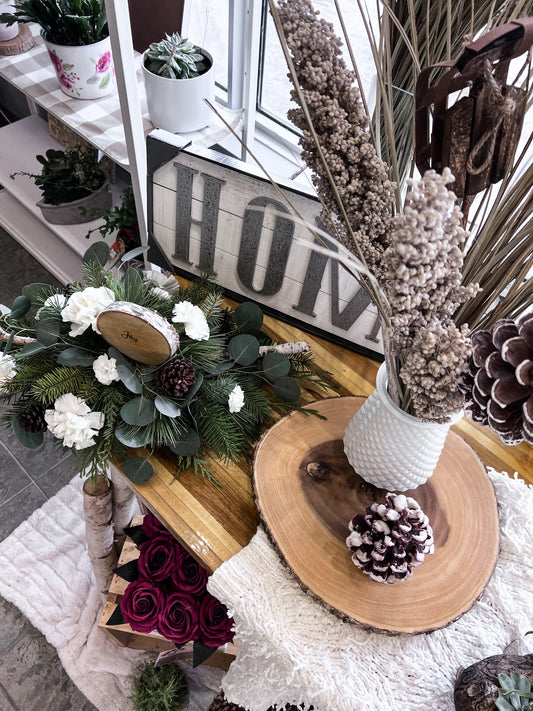 Rustic Table Centrepiece
