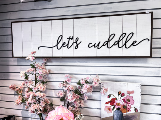 "Let's Cuddle" Wall Decor