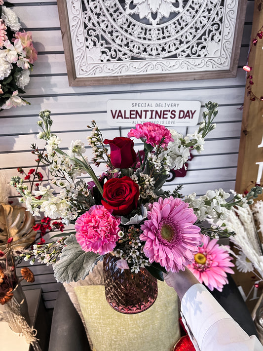 Rosey Posey Vase