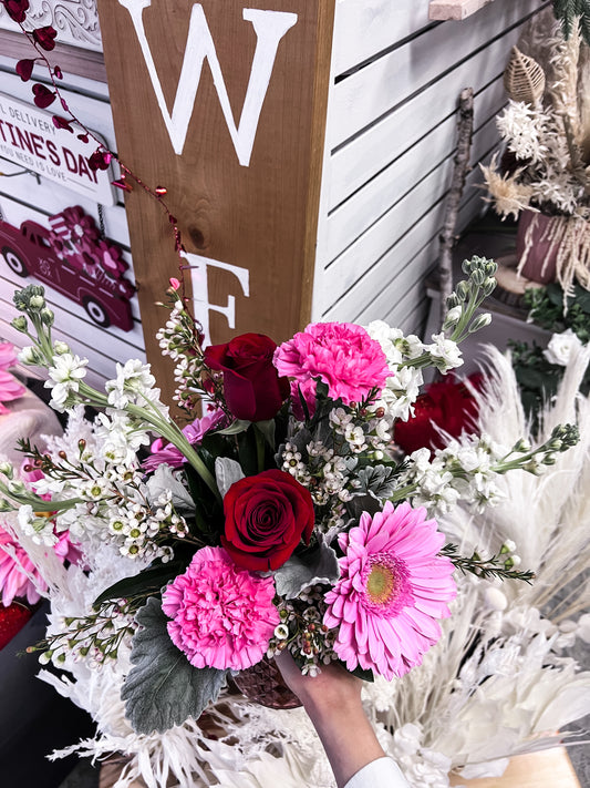 Rosey Posey Vase