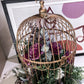 Large Bird Cage Floral Arrangement (Silk)